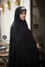چادر مشکی تیکه دوزی
