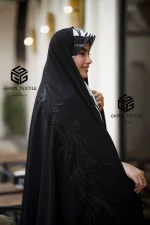 چادر مشکی تیکه دوزی - تصویر 2