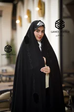 چادر مشکی تیکه دوزی