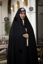چادر مشکی تیکه دوزی - تصویر 2