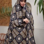 چادر رنگی ژاکارد ابریشم