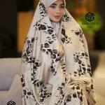 چادر رنگی ژاکارد ابریشم