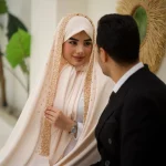 چادر عروس جواهردوزی