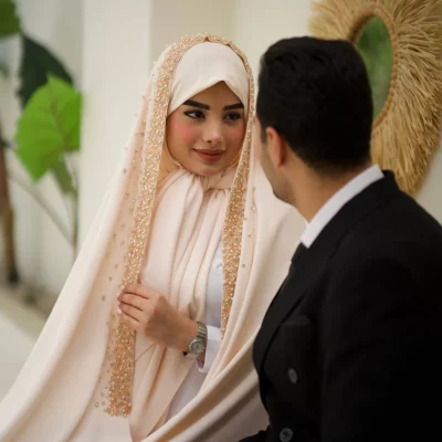 چادر عروس جواهردوزی