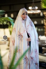 چادر رنگی سیلک ابریشم - تصویر 3